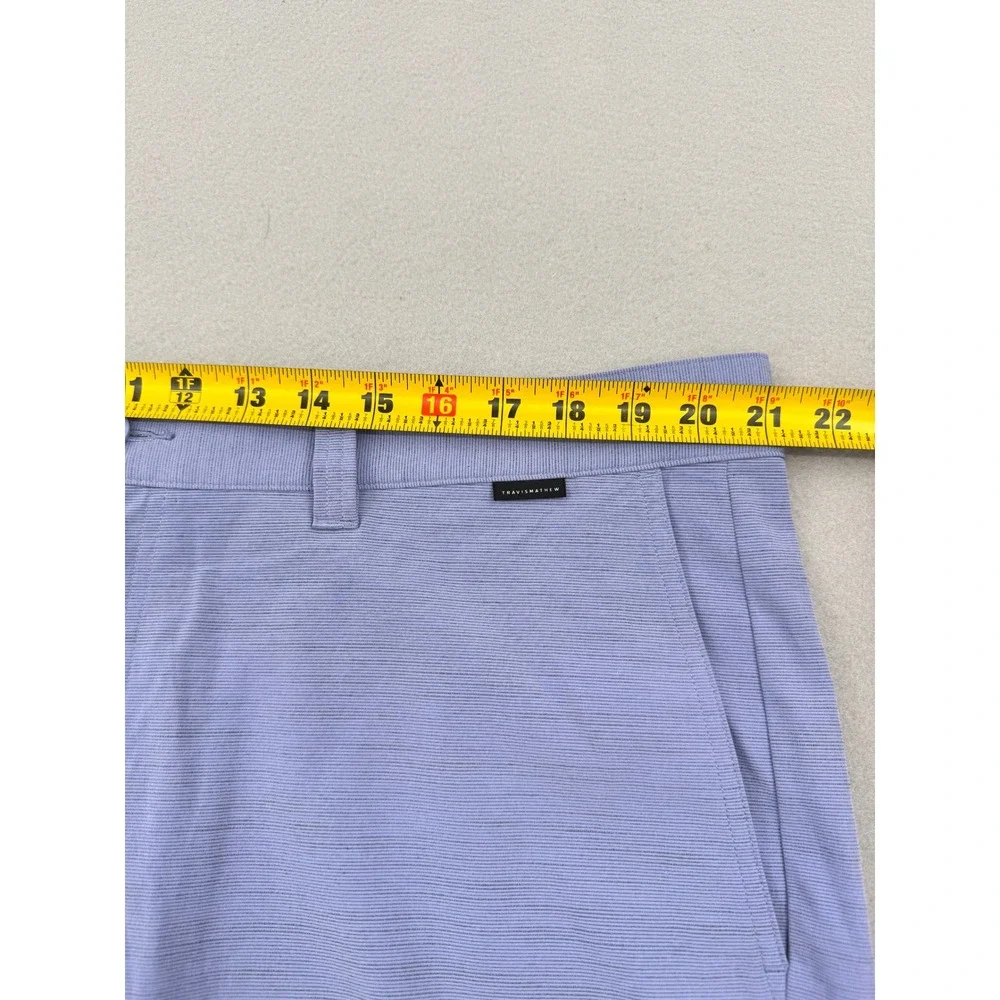 TravisMathew‎ Mens Size 40 Lavender Purple Heathered Performance Golf Shorts
